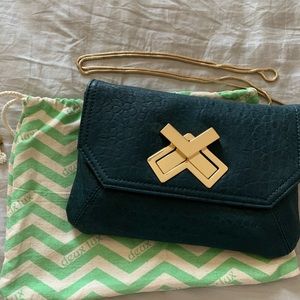 Deux Lux Teal Clutch